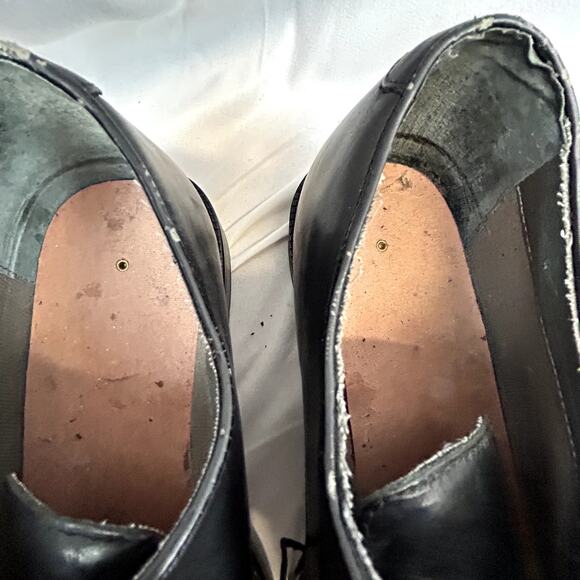 SKU 2055 Dockers Prostyle Size 13M Black Leather Oxfords Tie-Up Dress Shoes